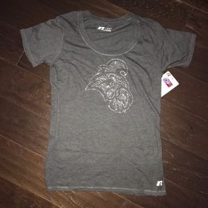 Coastal Carolina Gray Rhinestone T-Shirt